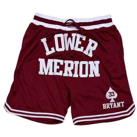 Kobe Bryant Men's Headgear Classics Lower Merion High School Basketball Shorts
